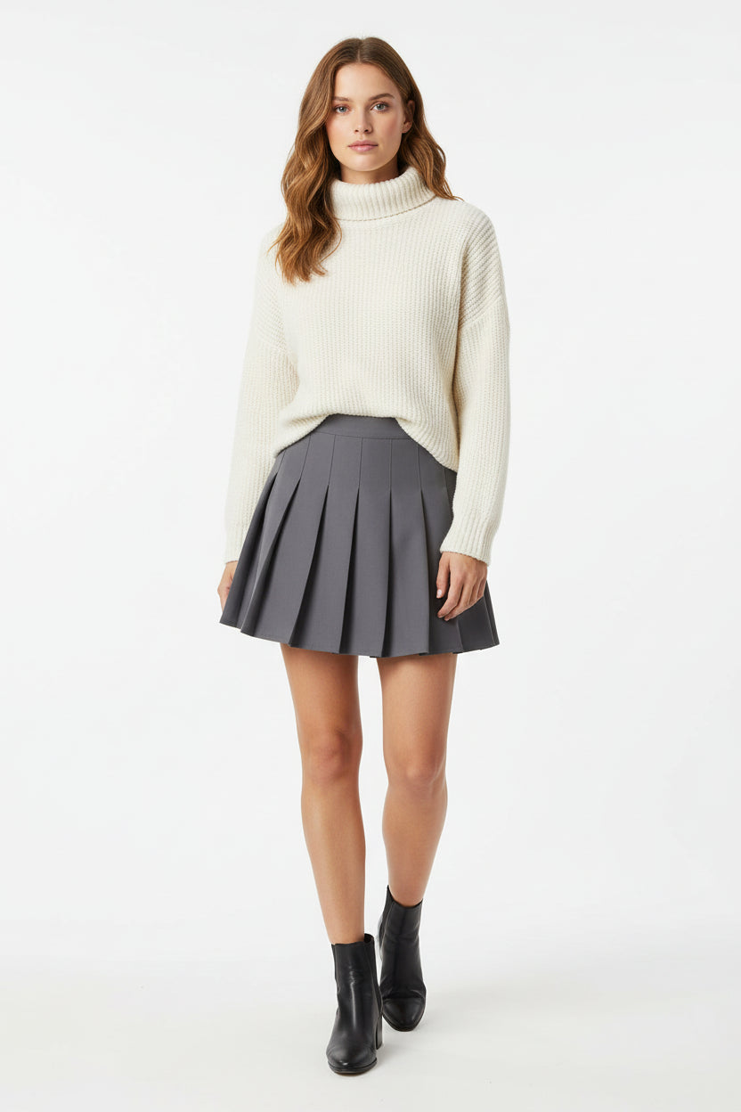 Alvéra Pleated Mini Skirt