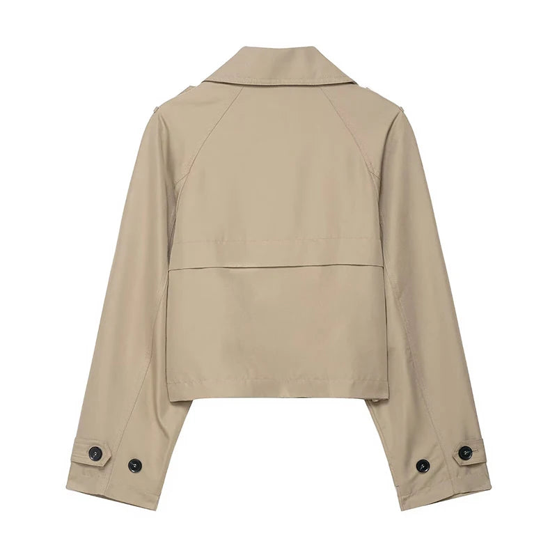 Estelle Cropped Trench Coat