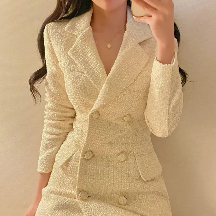 Margaux Tweed Blazer Dress