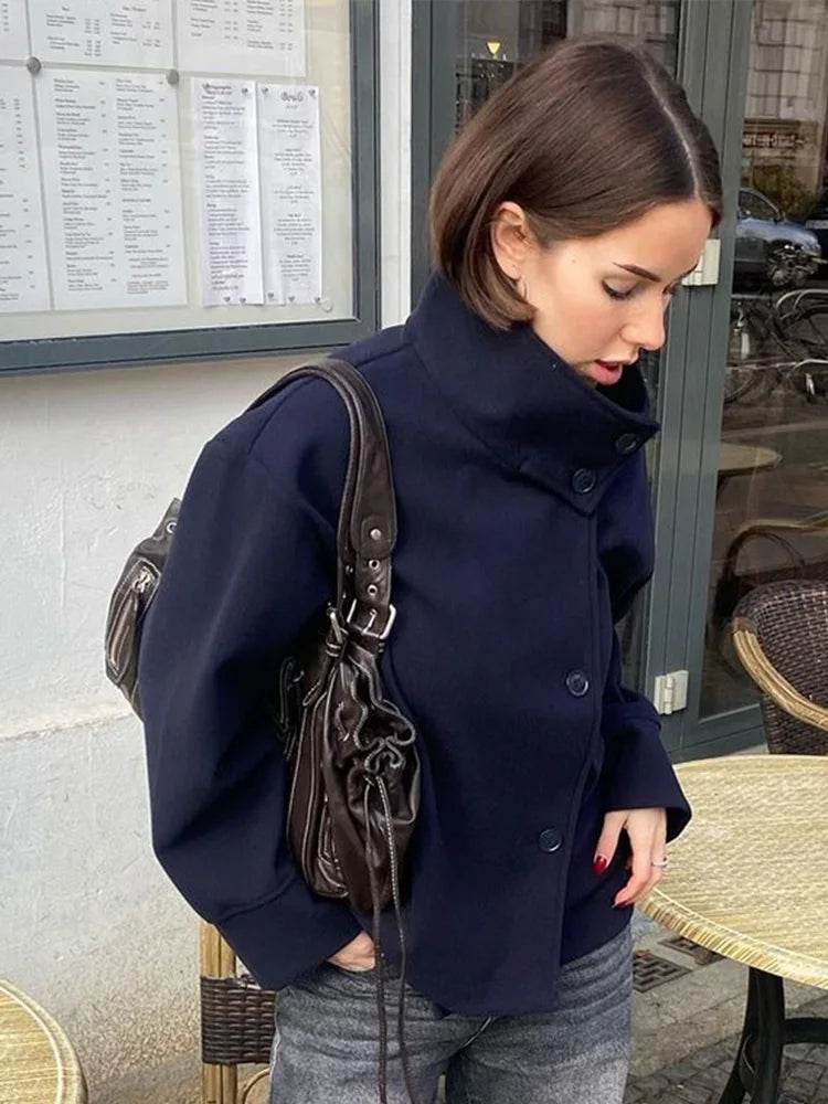 The Émeline High Collar Jacket