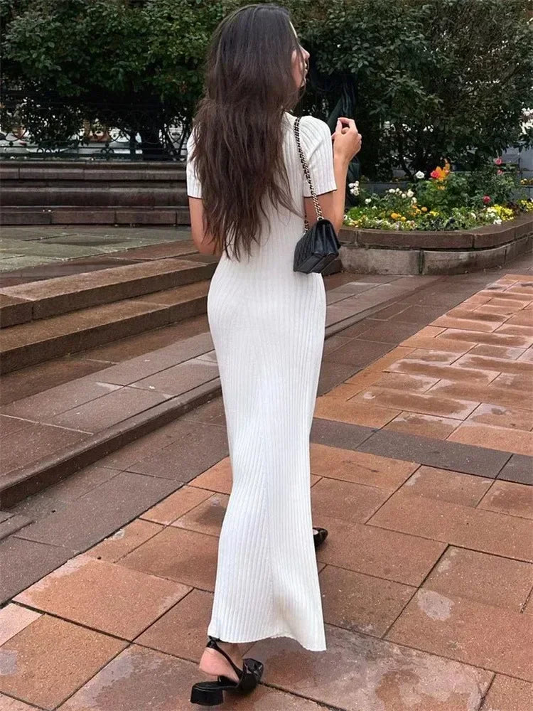 Auriane Ribbed Maxi