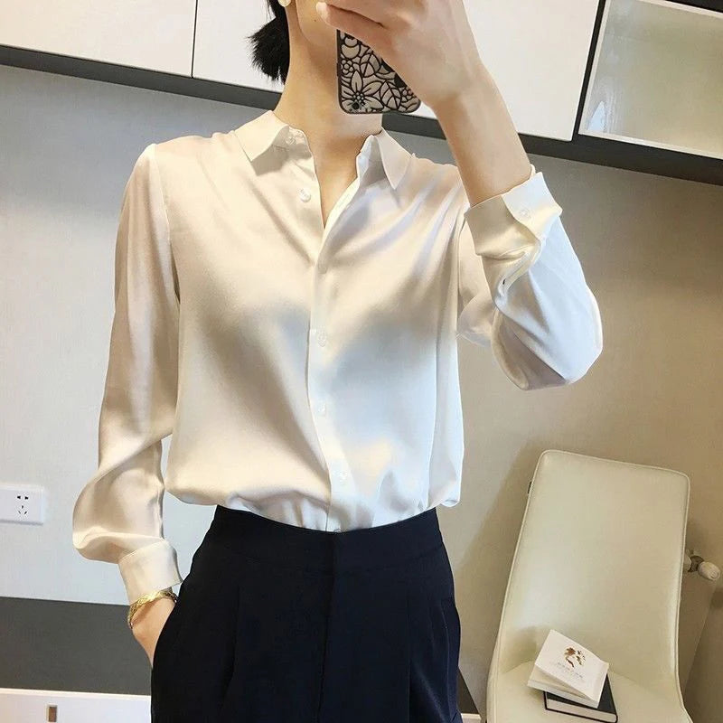 Elise Satin Blouse