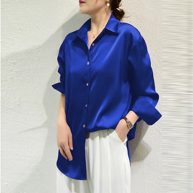 Elise Satin Blouse