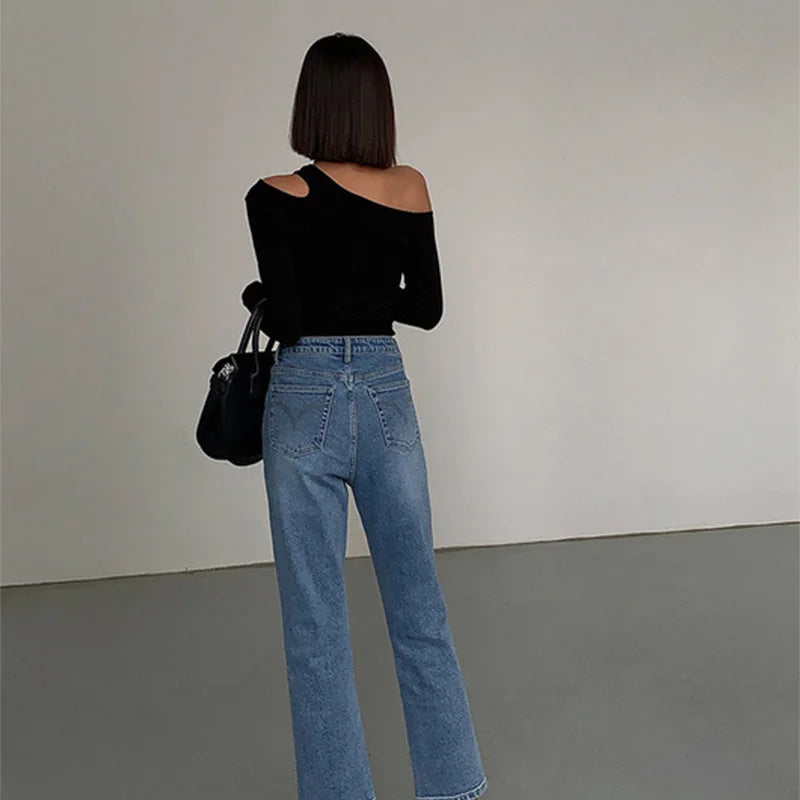 Marcelline One-Shoulder Knit Top
