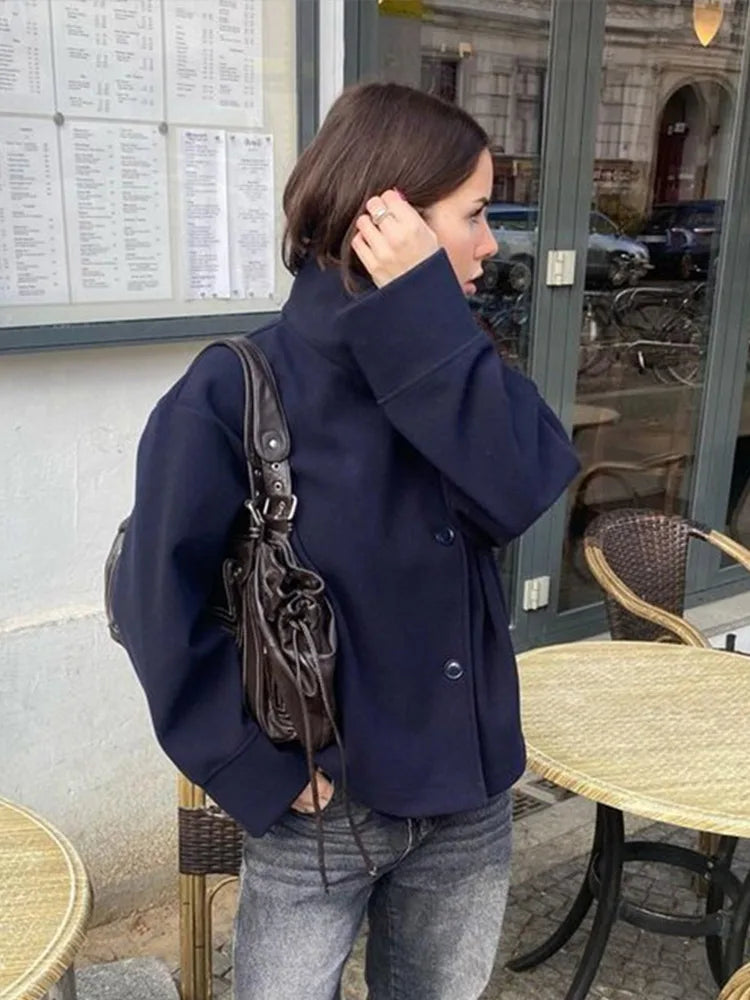 The Émeline High Collar Jacket