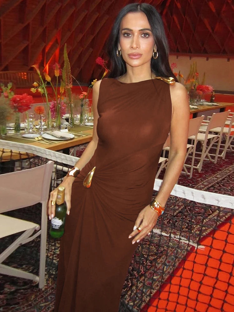 Amarante Bodycon Maxi Dress