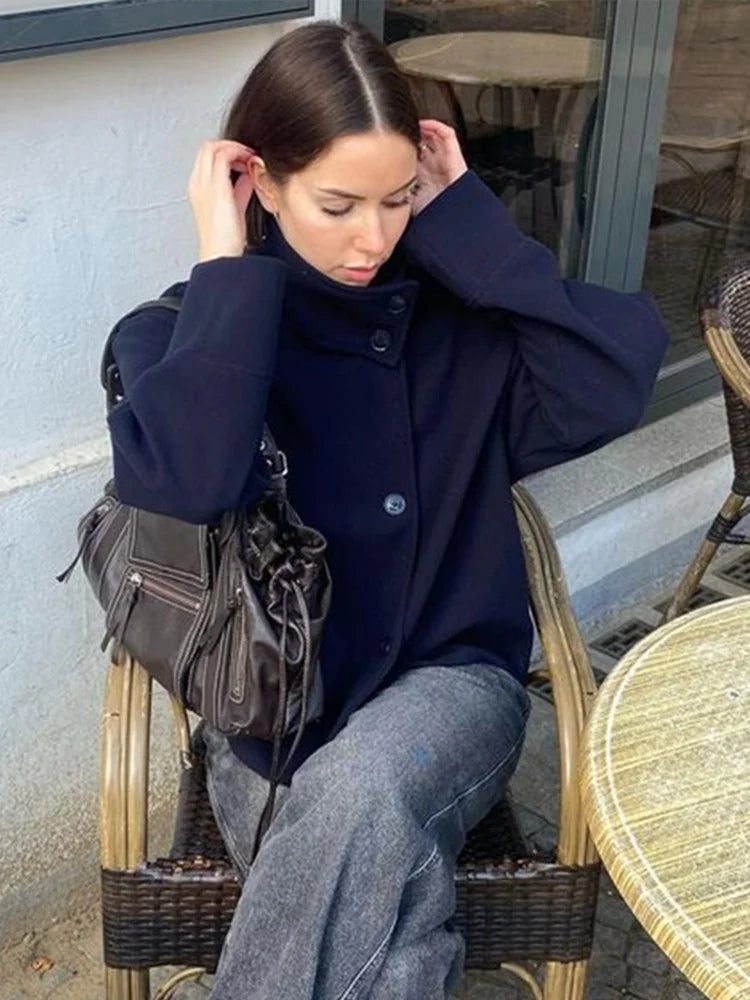 The Émeline High Collar Jacket