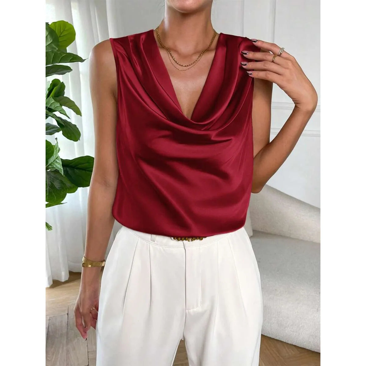 Amara Satin Top