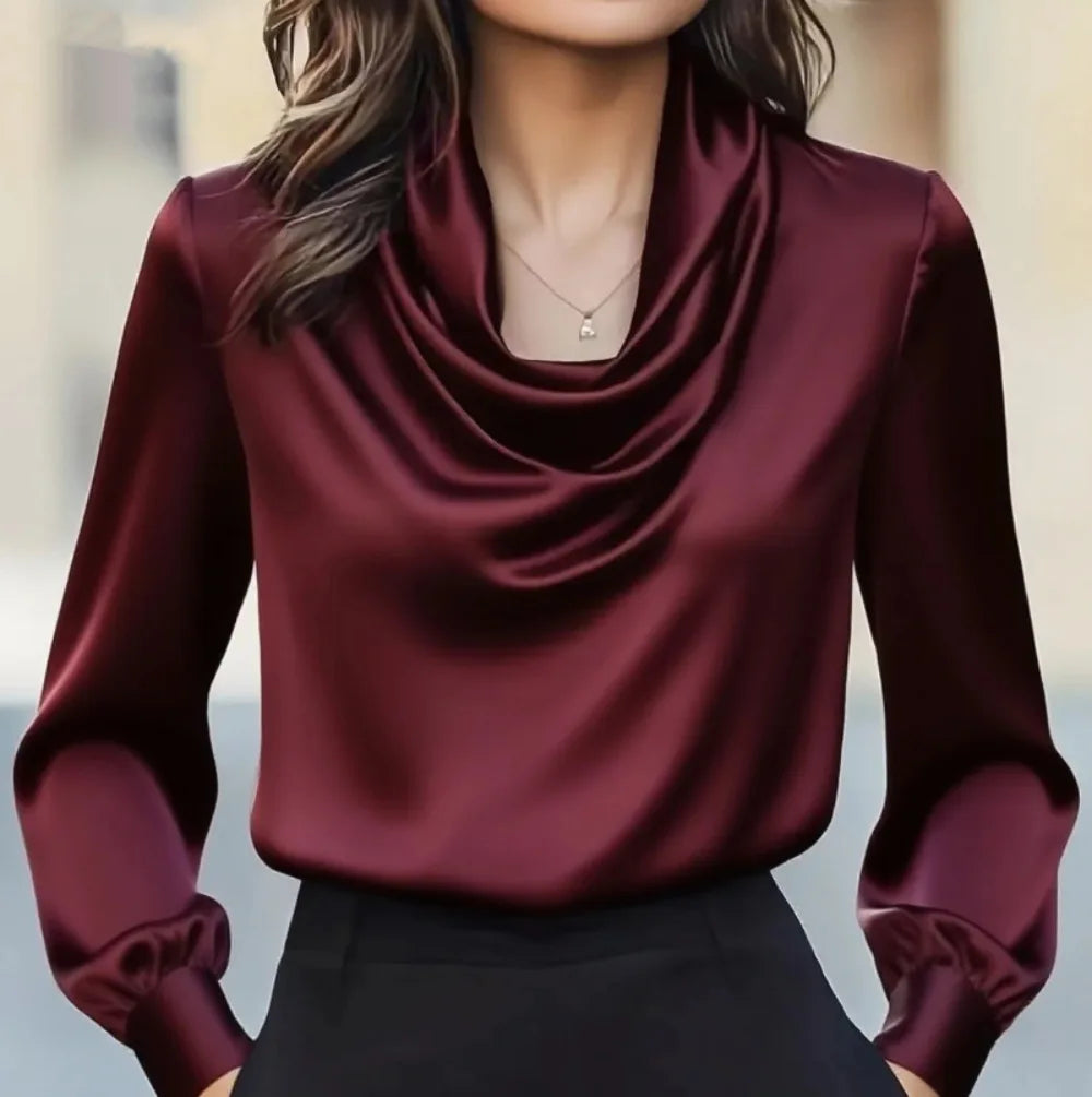 Célestine Satin Blouse