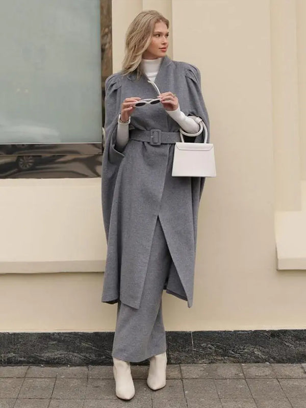 Célestine Wool Overcoat