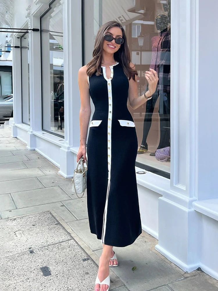 Celine Button Down Knit Dress