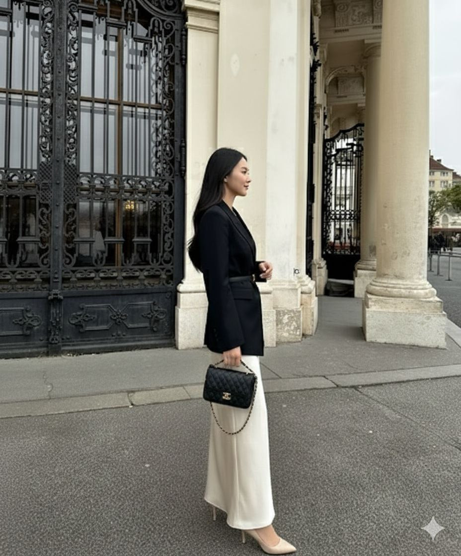 Eloise Satin Maxi Skirt