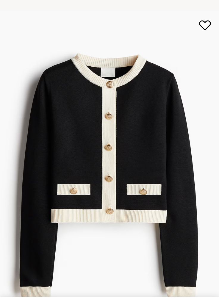 Noirette Contrast Trim Jacket