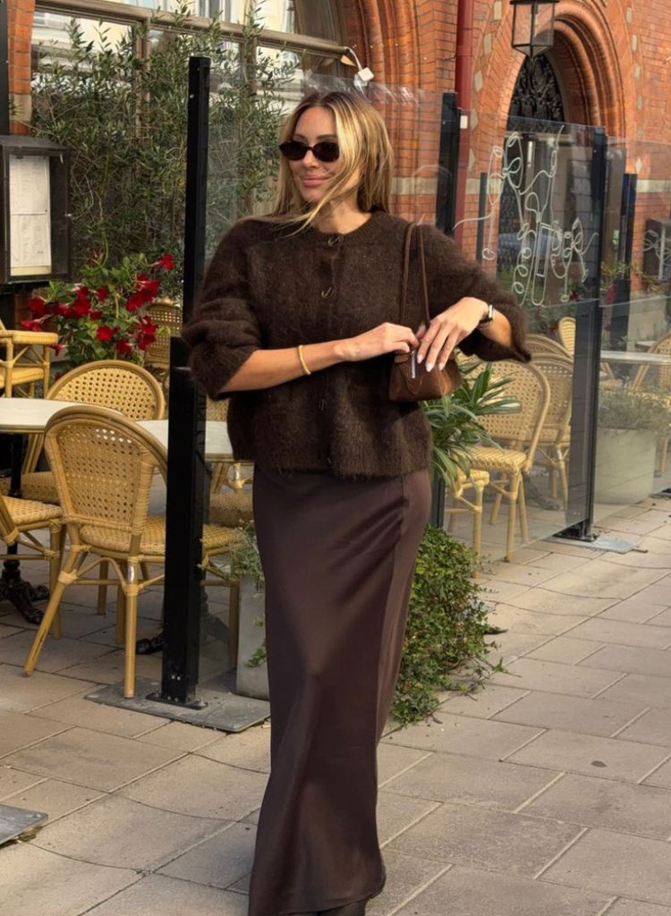 Eloise Satin Maxi Skirt