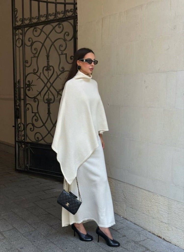 Clarisse Draped Poncho