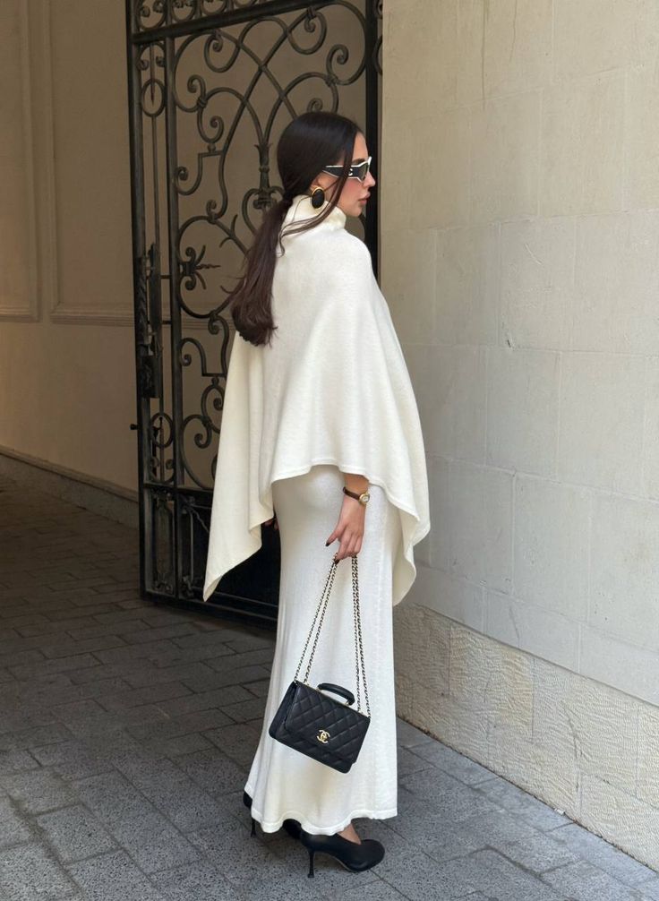 Clarisse Draped Poncho