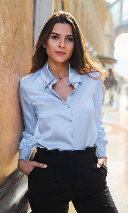 Elise Satin Blouse