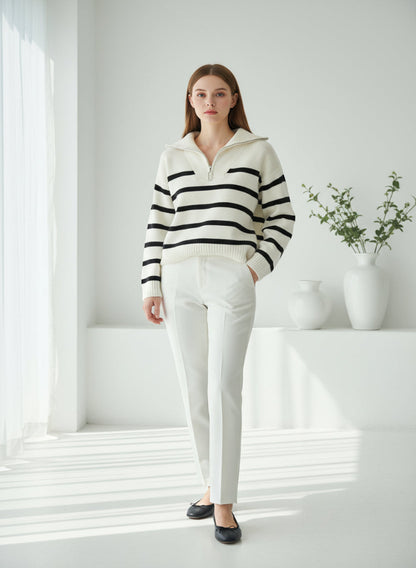 Vianne Quarter Zip Sweater