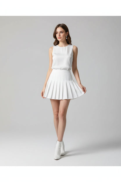 Alvéra Pleated  Mini Skirt