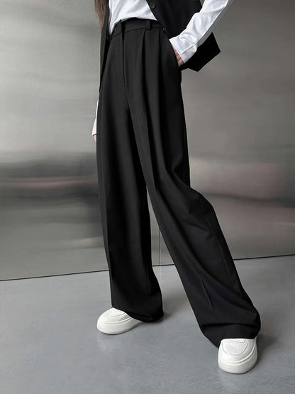 Noir Wide Leg Trousers