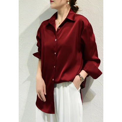 Elise Satin Blouse