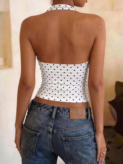 Puntelle Halter Crop Top