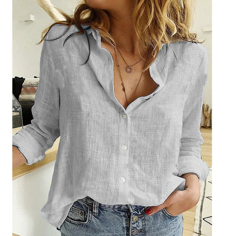 Marlène Oversized Linen Shirt
