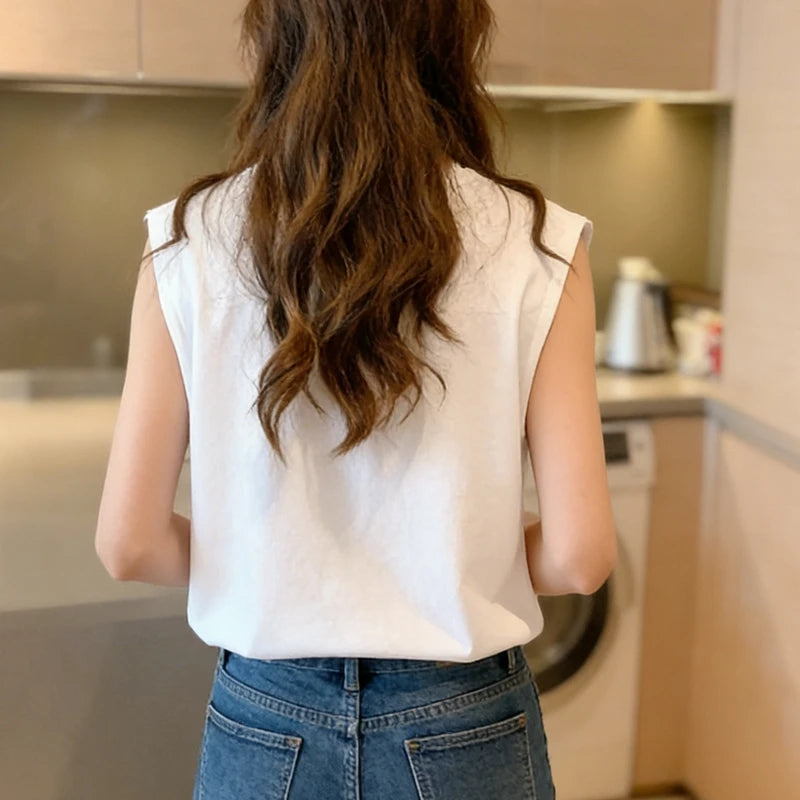 Nouvelle Cotton Vest Top