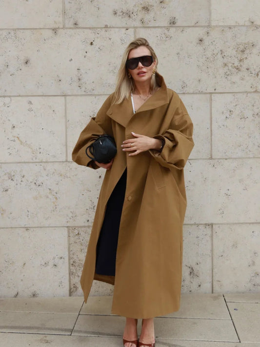Margot Lace Up Trench Coat