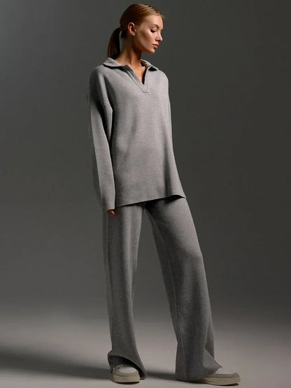 Cashelle Polo Knit Set