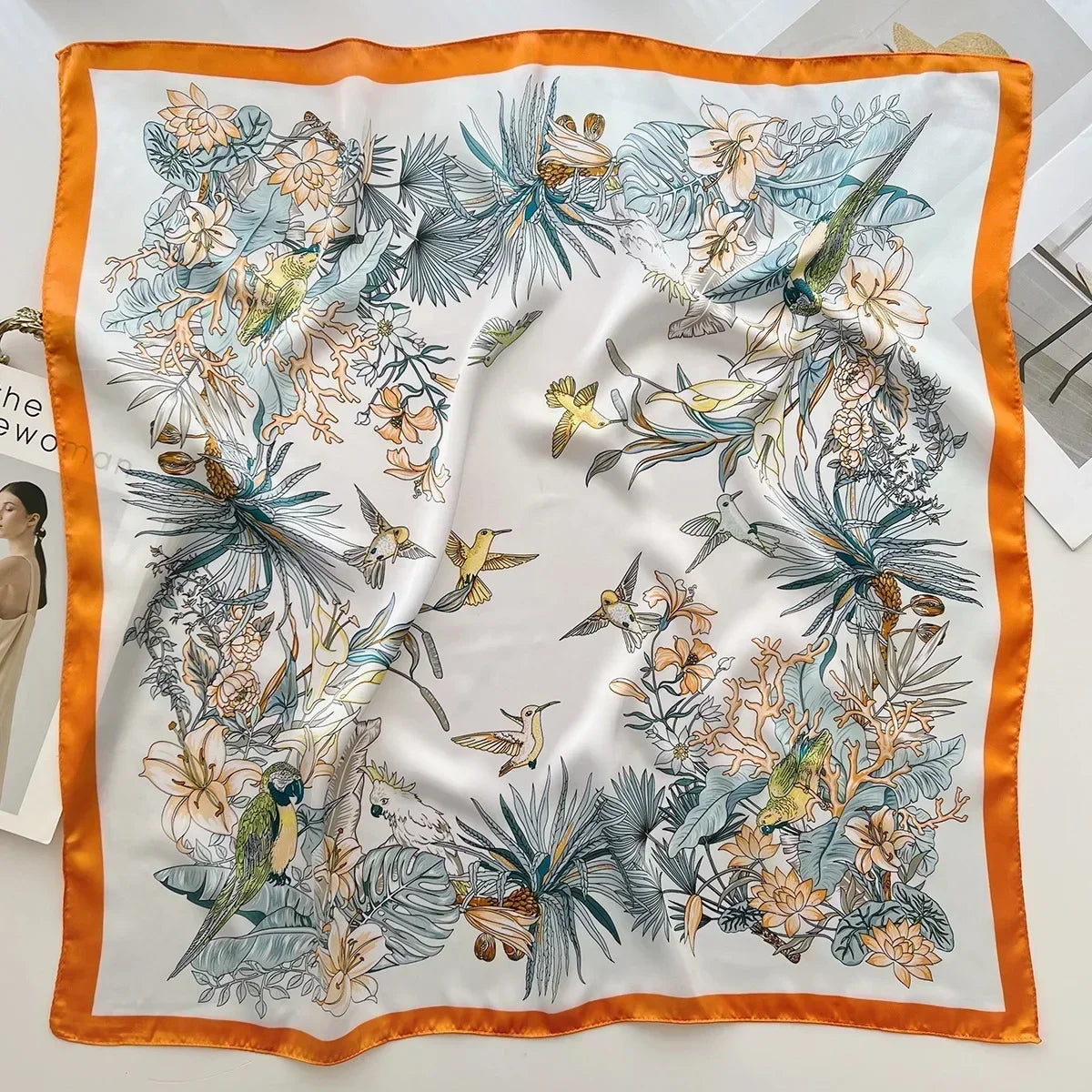Corvienne Silk Scarf
