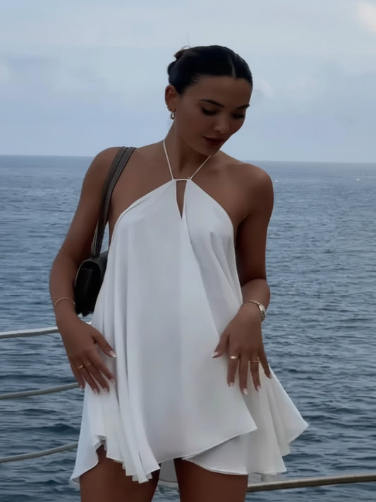 Ventura Off Shoulder Hollow Mini Dress