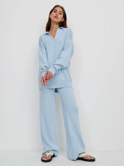 Cashelle Polo Knit Set