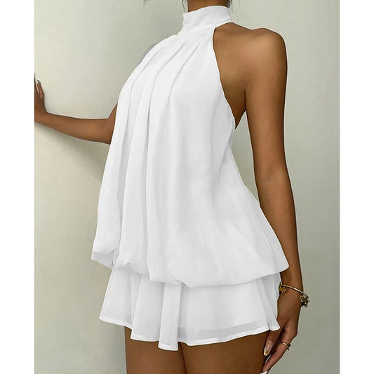 Zorienne Halter Mini Dress