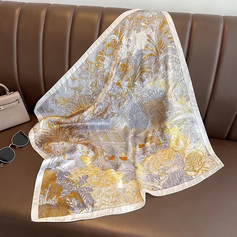 Corvienne Silk Scarf