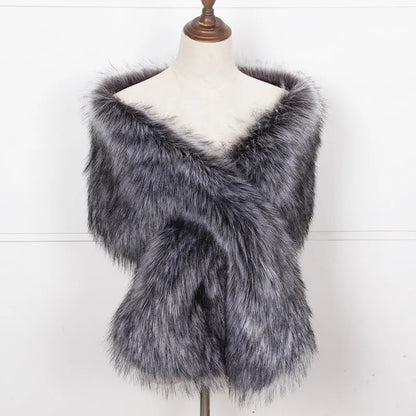 Veneria Fur Shawl