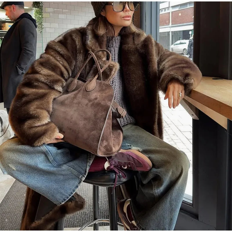 Bellancia Fur Overcoat