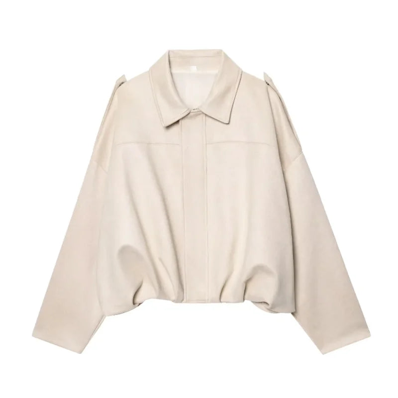 Sienna Faux Suede Bomber Jacket