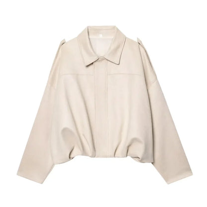 Sienna Faux Suede Bomber Jacket