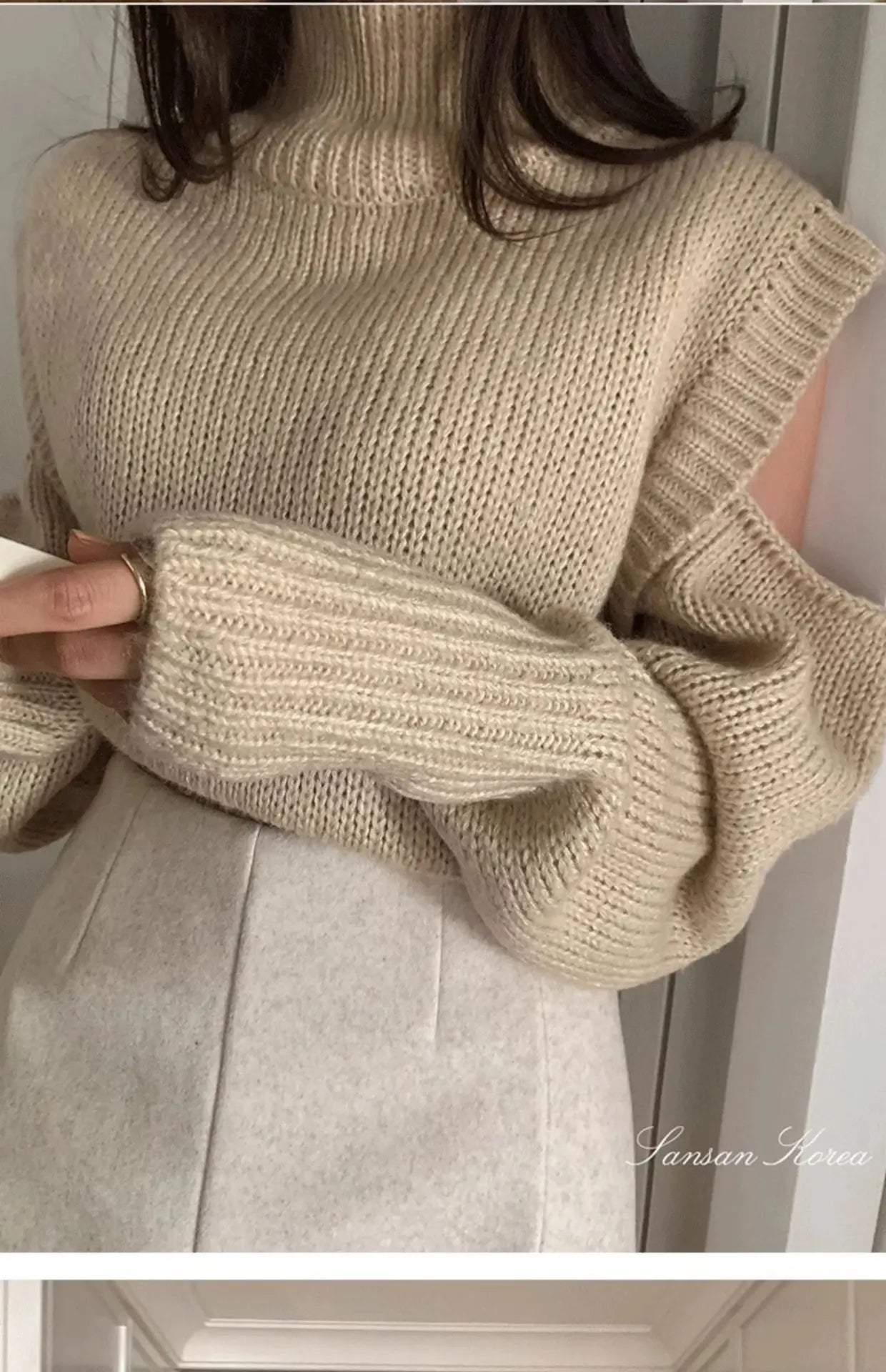 Valmirelle Wool High-Waist Shorts