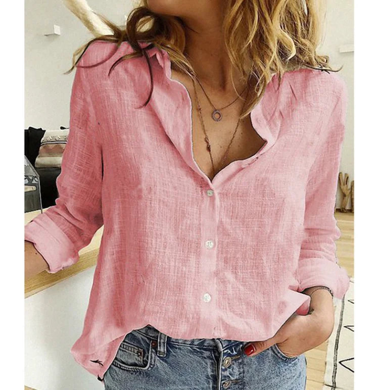 Marlène Oversized Linen Shirt