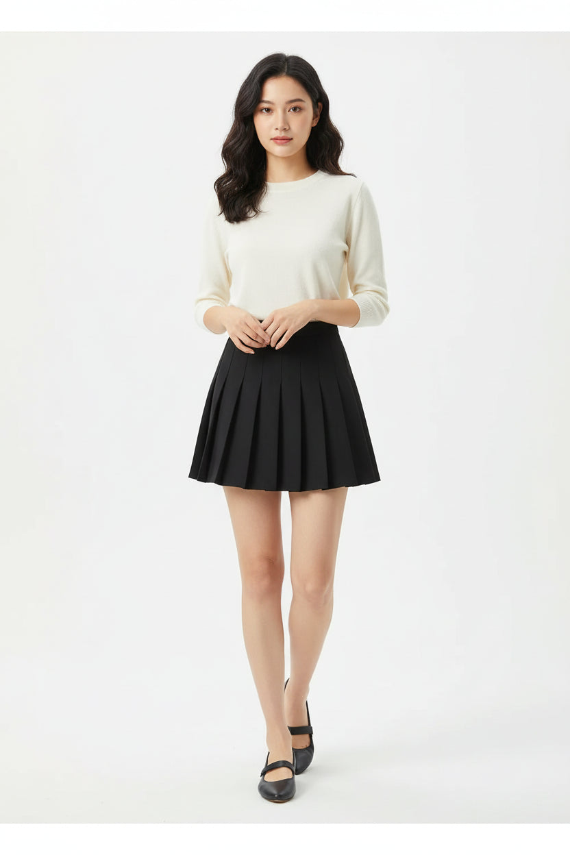 Alvéra Pleated  Mini Skirt