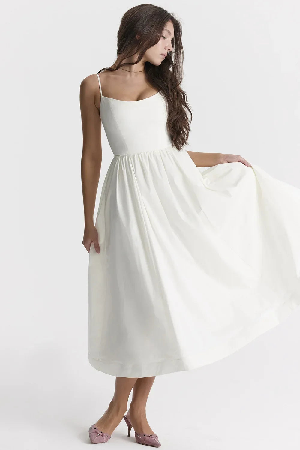 Elvara Summer Midi Dress