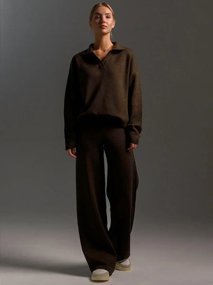 Cashelle Polo Knit Set