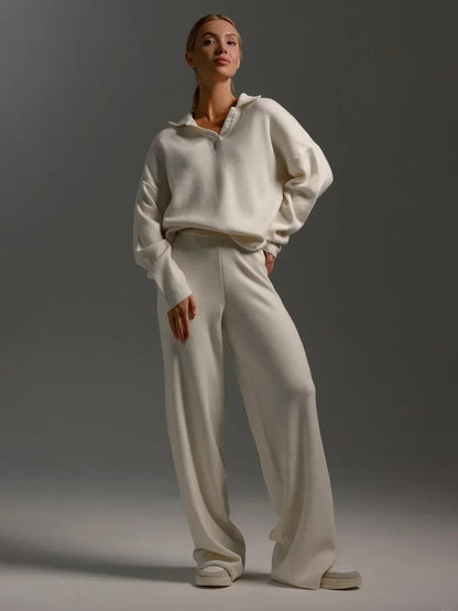 Cashelle Polo Knit Set