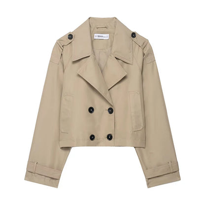 Estelle Cropped Trench Coat