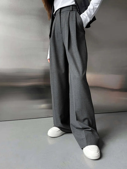 Noir Wide Leg Trousers