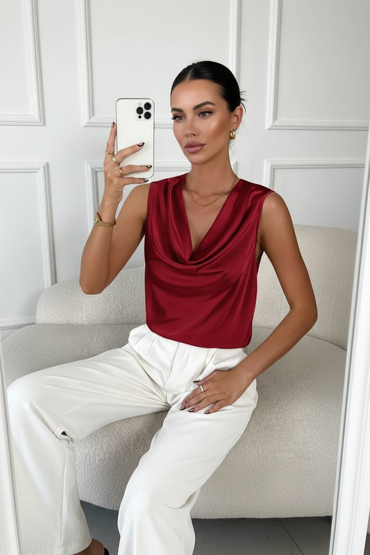 Amara Satin Top
