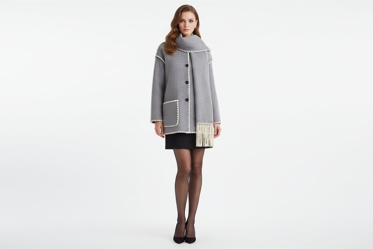 Étrenne Scarf Cardigan