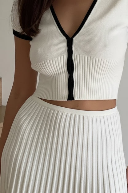 Lioré Knit Skirt Set